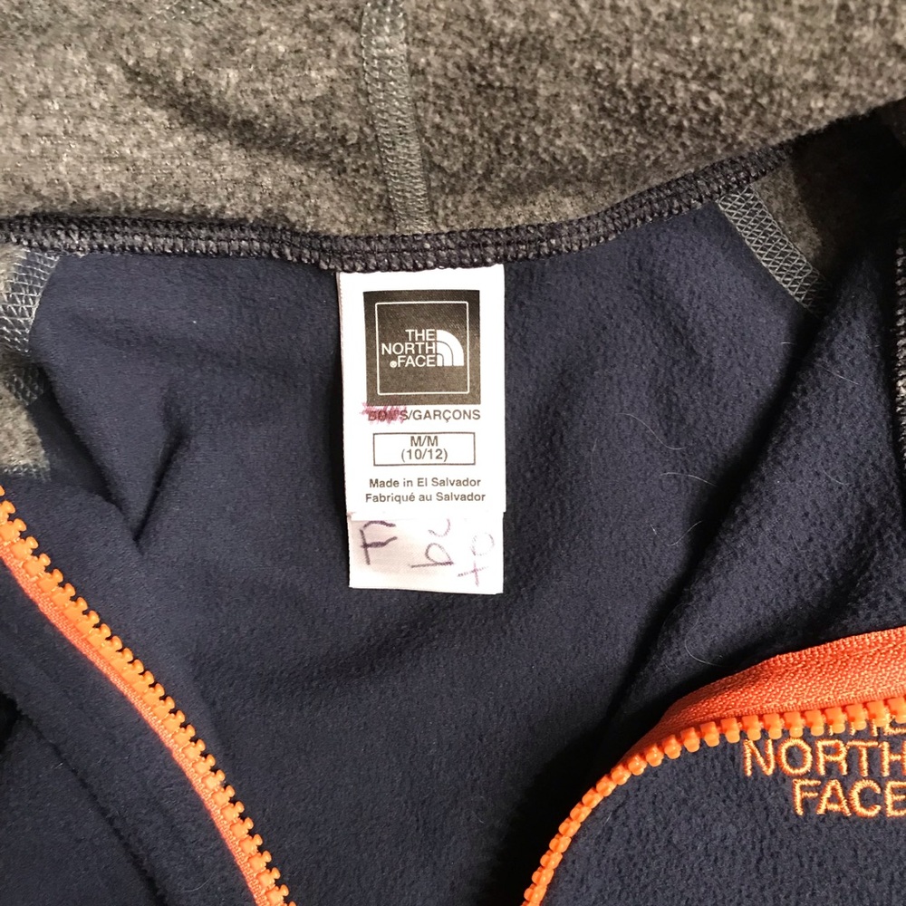 North face fleece hoodie